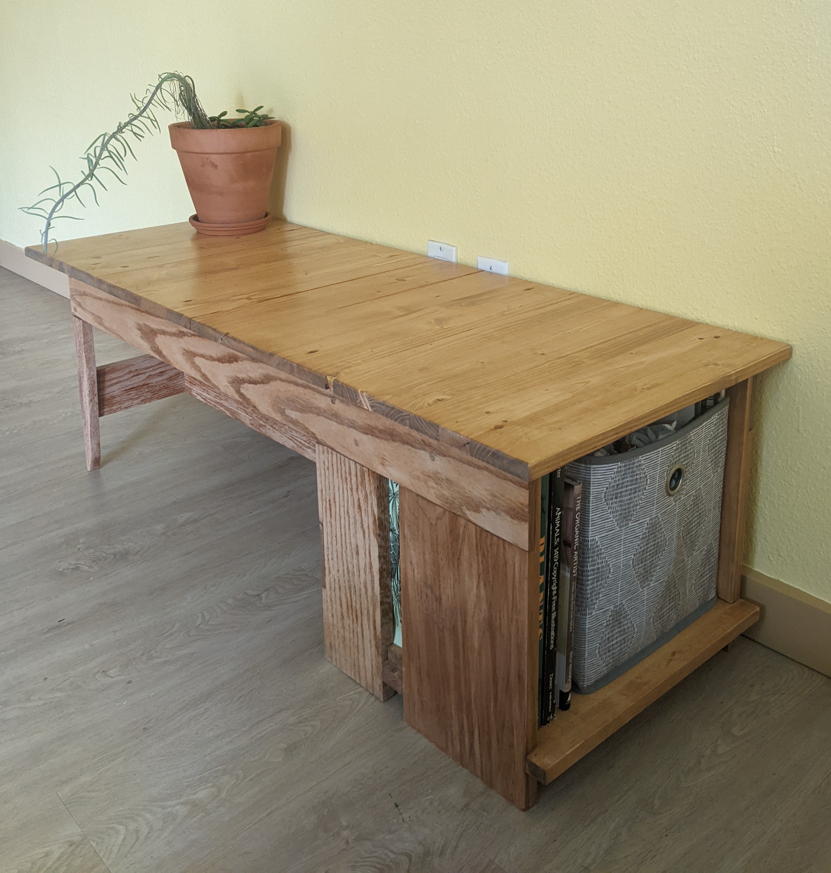 coffee table from storage side